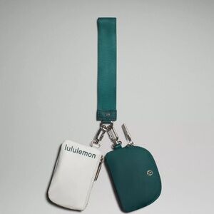 lululemon athletica Teal and White Key & Card Holder